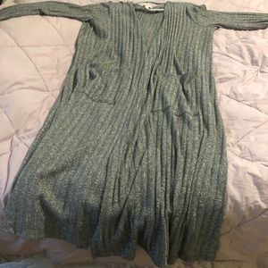LulaRoe Elegant Solid Silver long duster